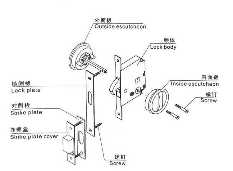 好色先生TV免费下载好色先生视频下载RSL-610BK 室内移门拧手锁